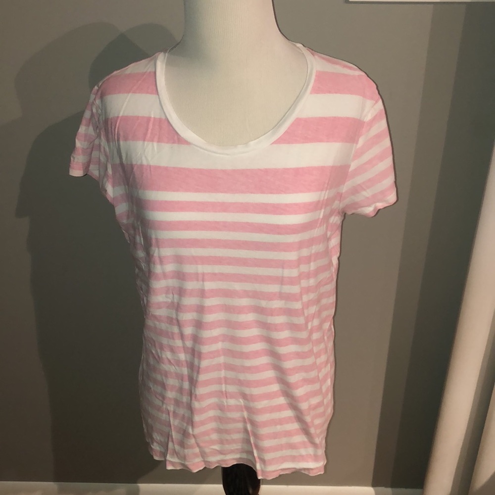 Five gap short sleeve striped shirts size large - Picture 9 of 13